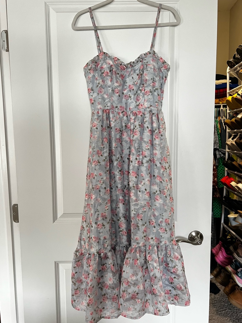 Altar’d State Cora Organza Midi Dress